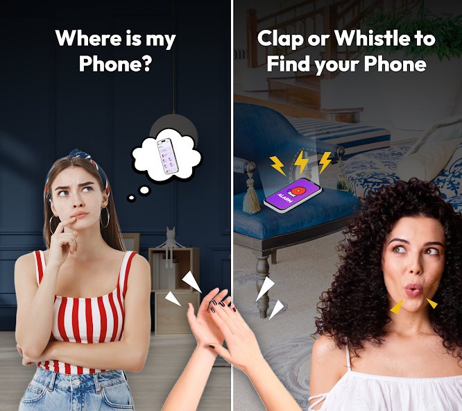 Find My Phone app interface