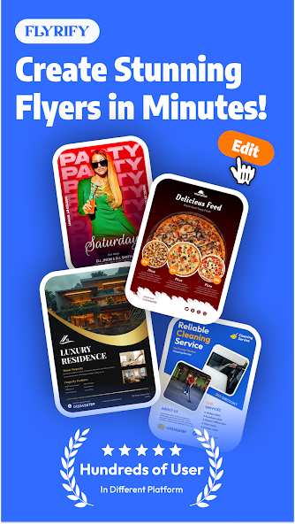 Poster Maker editing interface